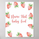 イチゴ – そのベビー食品の名前 ポスター (正面)