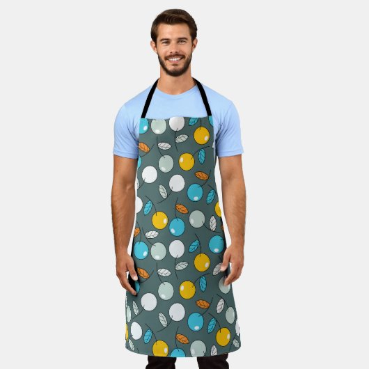 イチゴ エプロン (着用した状態)