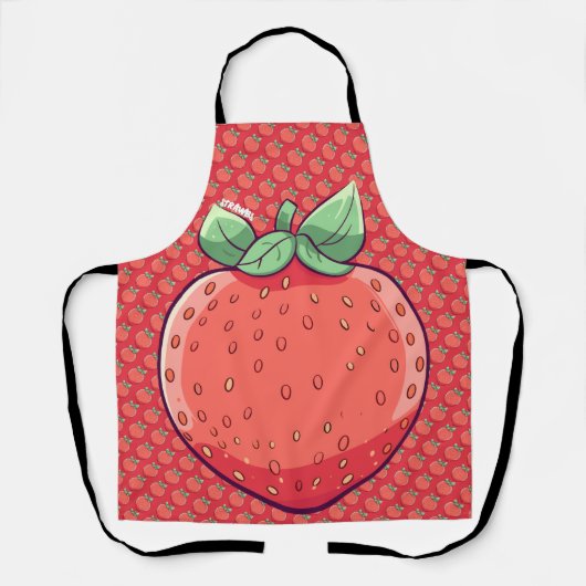 イチゴ エプロン (正面)
