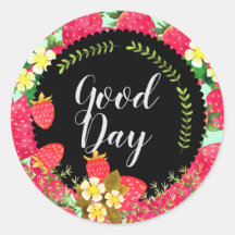 イチゴ。カスタマイズ.ブラック.