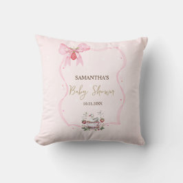 イチゴ，ガチョウ，ボウフレームドット赤ちゃんシャワー クッション