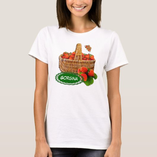 イチゴ～キッズTシャツ Tシャツ (正面)