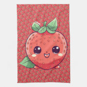 イチゴ キッチンタオル (縦)