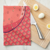 イチゴ キッチンタオル (四つ折り)