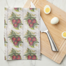 イチゴ キッチンタオル