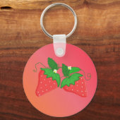 イチゴ キーホルダー (正面)