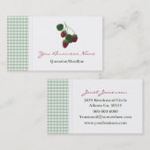 イチゴ·ギンガム·名刺 名刺 (正面/裏面)