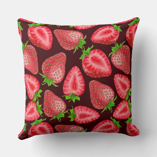 イチゴ クッション (裏面)