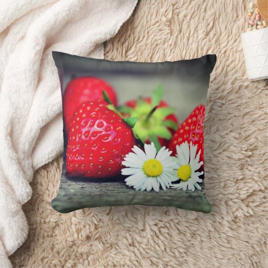 イチゴ クッション (ブランケット)