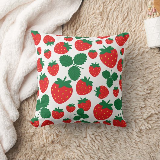 イチゴ クッション (ブランケット)