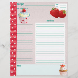 イチゴ&クリームポルカドットレシピページ