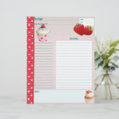 イチゴ&クリームポルカドットレシピページ (スタンド正面)