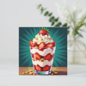 イチゴ グラノーラ ホイップクリーム パフェ カード (スタンド正面)