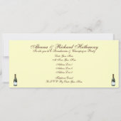 イチゴ&シャンパンパーティー 招待状 (裏面)