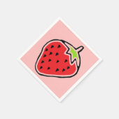 イチゴ スタンダードカクテルナプキン (角)