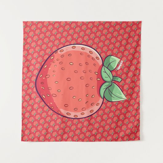 イチゴ タペストリー (正面(横))