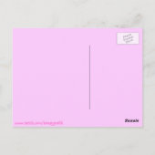 イチゴ&チョコレートカップケーキ ポストカード (裏面)