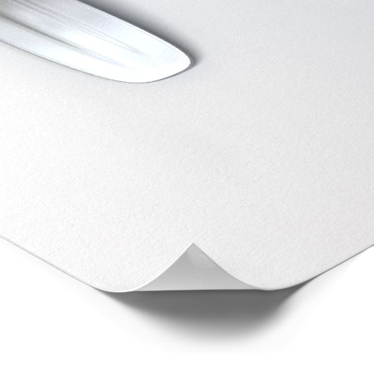 イチゴ – ハート ポスター (角)