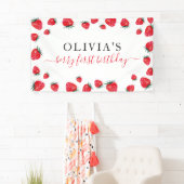 イチゴ・バースデー・パーティー・ベリーのファースト・バナー 横断幕 (インサイチュ)