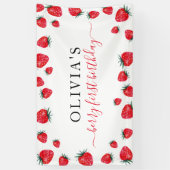 イチゴ・バースデー・パーティー・ベリーのファースト・バナー 横断幕 (縦)