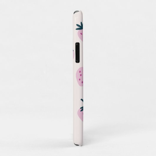 イチゴ（ピンク） Case-Mate iPhoneケース (裏面/右)