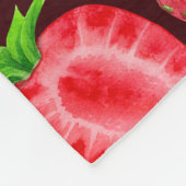 イチゴ フリースブランケット (角)