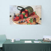 イチゴ・ブルーベリー・フルーツ&スイーツ 横断幕 (トレードショー)