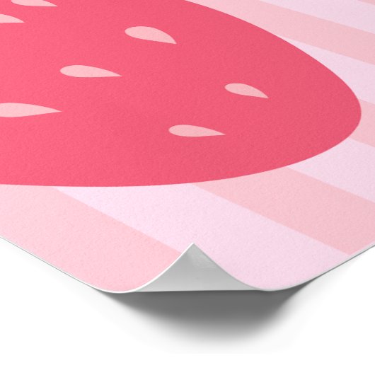 イチゴ ポスター (角)