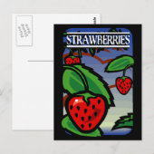 イチゴ ポストカード (正面/裏面)