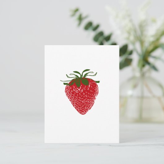 イチゴ： ポストカード (スタンド正面)