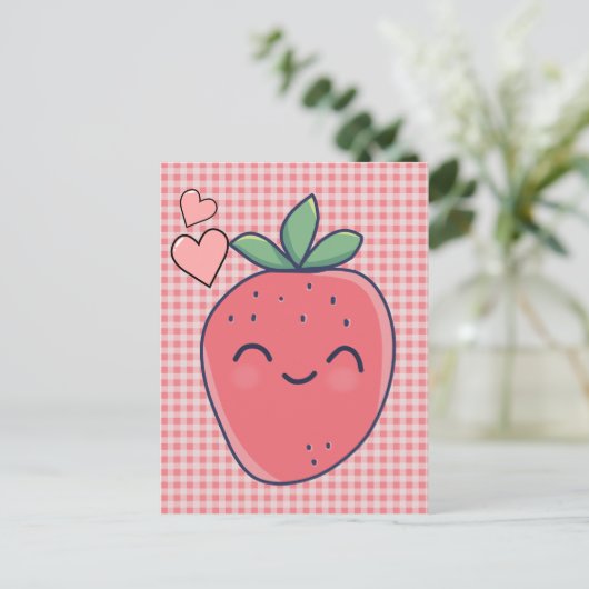 イチゴ ポストカード (スタンド正面)