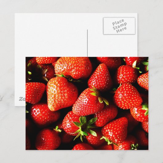 イチゴ ポストカード (正面/裏面)