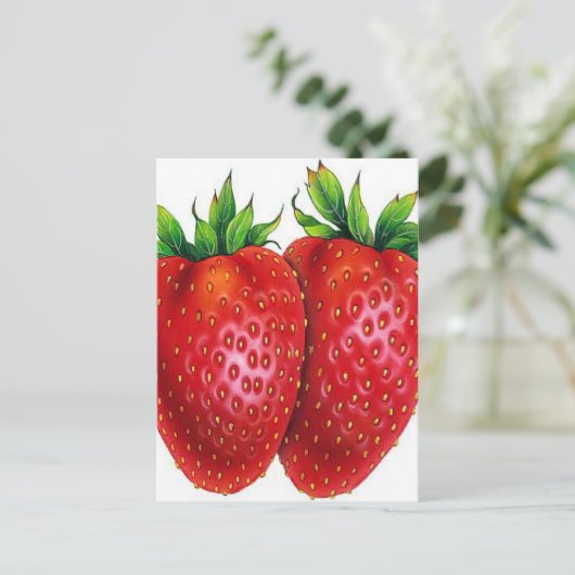 イチゴ ポストカード (スタンド正面)