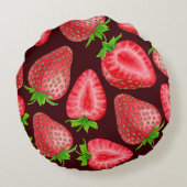 イチゴ ラウンドクッション (裏面)