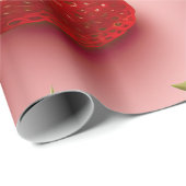 イチゴ ラッピングペーパー (ロールコーナー)