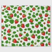 イチゴ ラッピングペーパー (フラット)