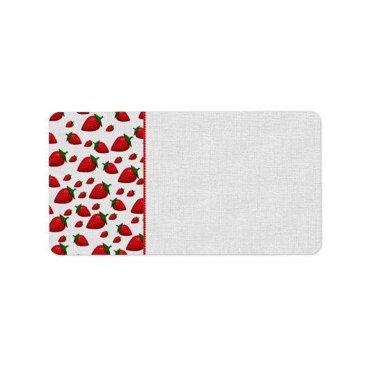 イチゴ ラベル (正面)