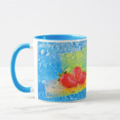 イチゴ、レモン、水滴マグ マグカップ (左)