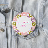 イチゴ・抹茶・チョコレート・宇部餅ドーナツ 缶バッジ (インサイチュ)