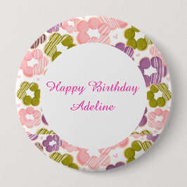 イチゴ・抹茶・チョコレート・宇部餅ドーナツ 缶バッジ