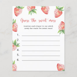 イチゴ – 甘い混乱ゲームを推測