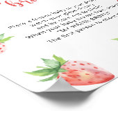 イチゴ – 私の水はゲームを壊した ポスター (角)