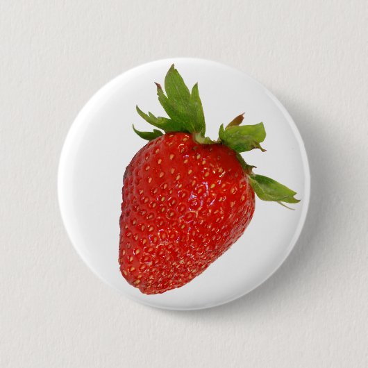 イチゴ 缶バッジ (正面)