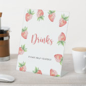 イチゴ – 自分で飲救済みる 台座サイン (インサイチュ)