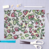 イチゴ 薄葉紙 (クラフト)