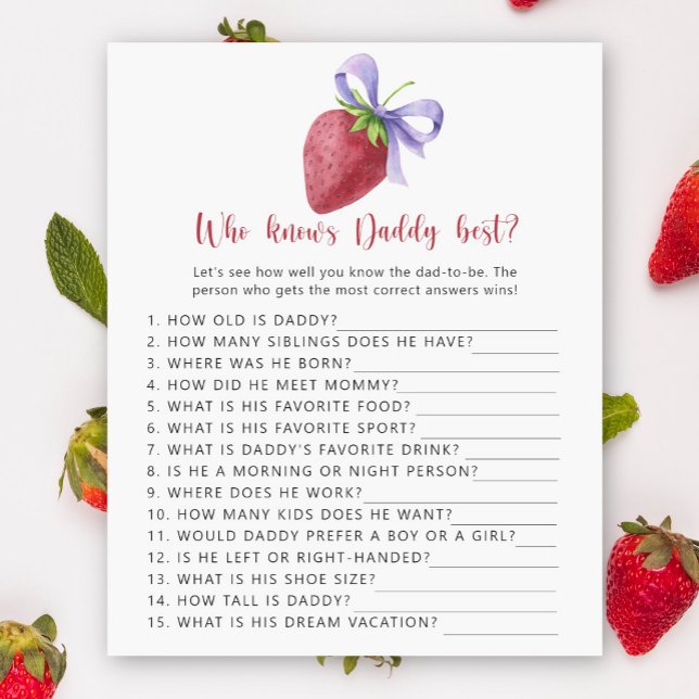 イチゴ – 誰がパパのゲームを知っ最高のている (クリエイターアップロード済み)