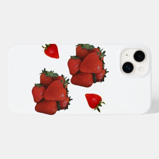 イチゴ Case-Mate iPhoneケース (裏面 (横))