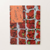 イチゴ – Erdberen – ドイツ市場 – 11x14 ジグソーパズル (縦)