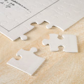 イチゴ(Fragaria)果実水の色絵画の数 ジグソーパズル (側面)