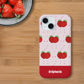 イチゴ iPhone 15ケース